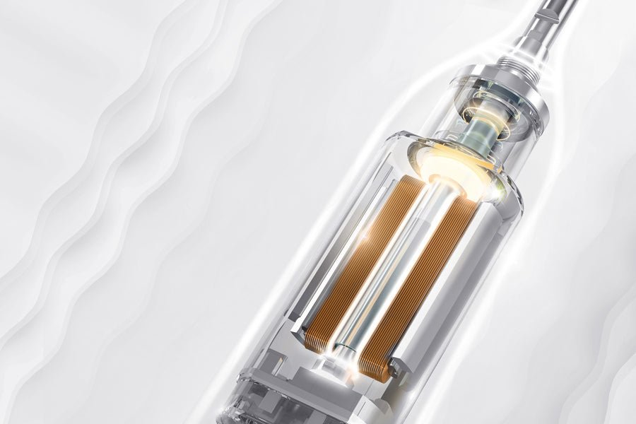 What are the components of an electric toothbrush?