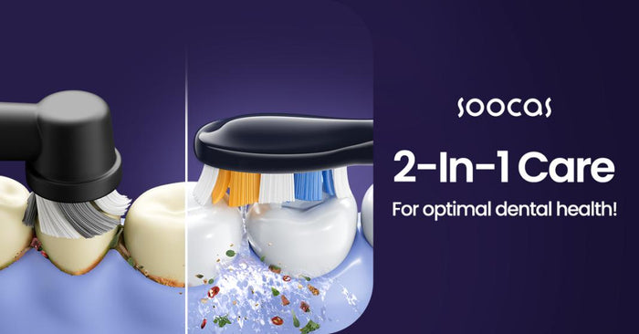 Flossende tandenborstel