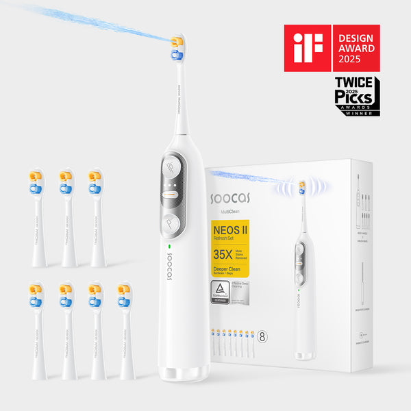 Soocas NEOS II 2-in-1 electric toothbrush with water flosser
