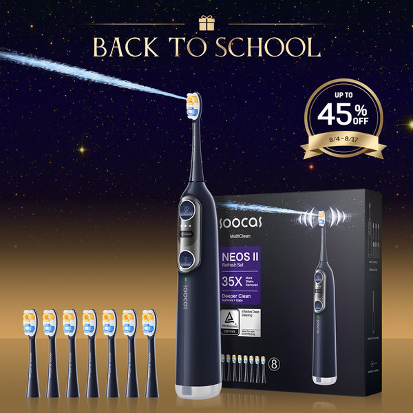 Soocas NEOS II 2-in-1 electric toothbrush with water flosser

