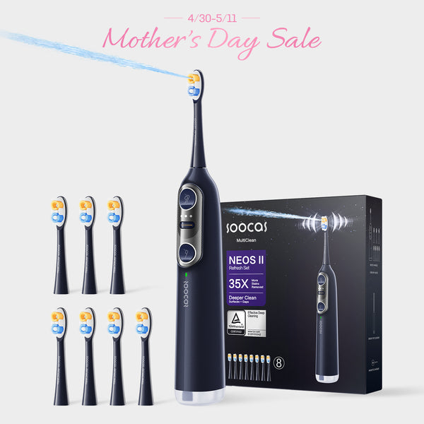 Soocas NEOS II 2-in-1 electric toothbrush with water flosser
