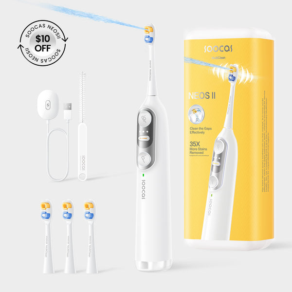 Soocas NEOS II 2-in-1 electric toothbrush with water flosser
