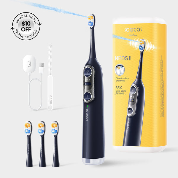 Soocas NEOS II 2-in-1 electric toothbrush with water flosser
