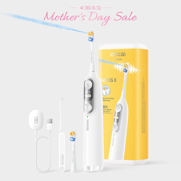 Soocas NEOS II 2-in-1 electric toothbrush with water flosser
