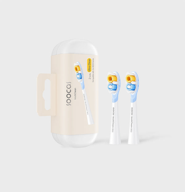 Soocas NEOS II Ersatzbürstenkopf (2 Packungen in 1 Box)