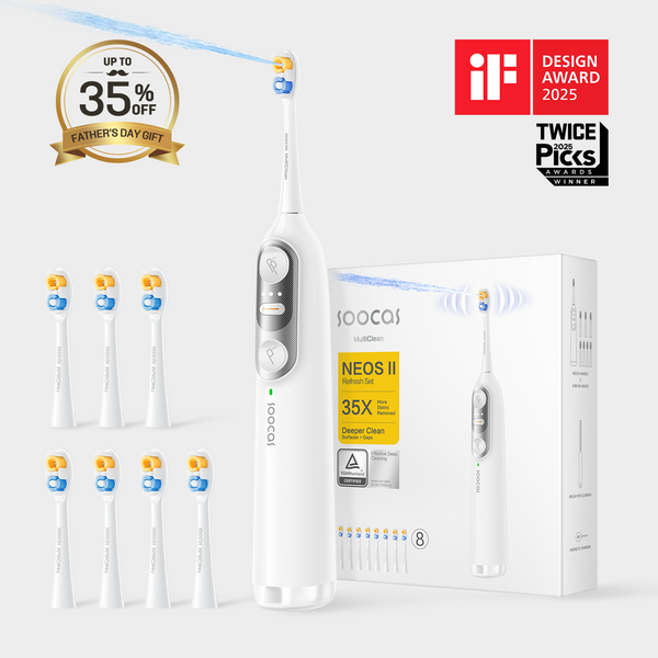 Soocas NEOS II 2-in-1 electric toothbrush with water flosser
