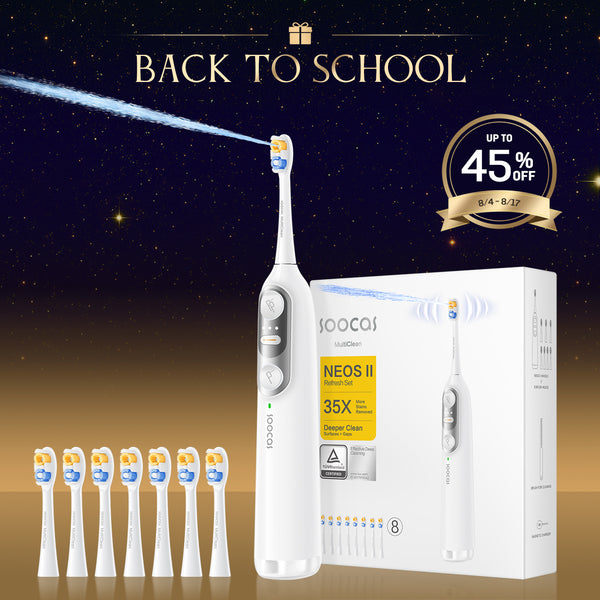 Soocas NEOS II 2-in-1 electric toothbrush with water flosser
