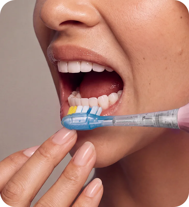Brush for 2 minutes